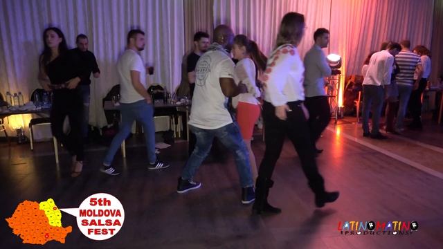 Sean Babatunde & Lucia Nicoleta Marguta ( Social Salsa ) @ Moldova Salsa Festival 2018 ( #682 )