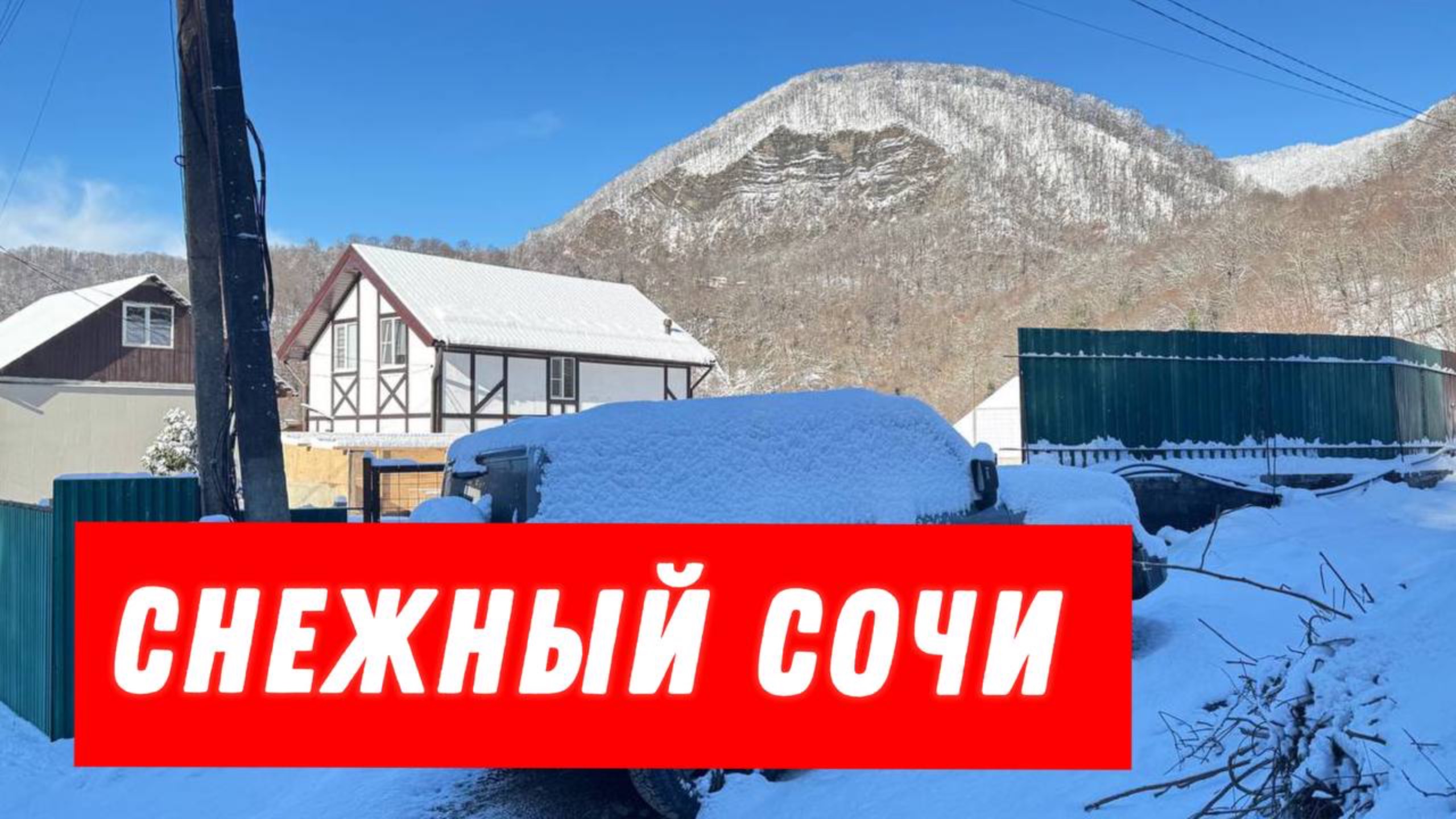 Зима в Сочи. Прогулка с детьми и собакой. Мальтипу