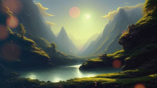 Deep Ambient Meditation Music  Spirit of the Valley  Relaxing Tibetan Background Music