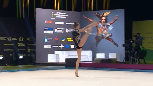 Anastasia Guz - Hoop AA - 2020 European Championships Kyiv