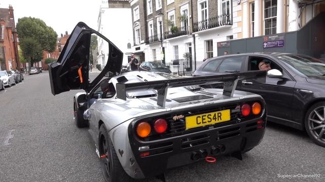 McLaren F1 GTR in London - AMAZING SOUND!!