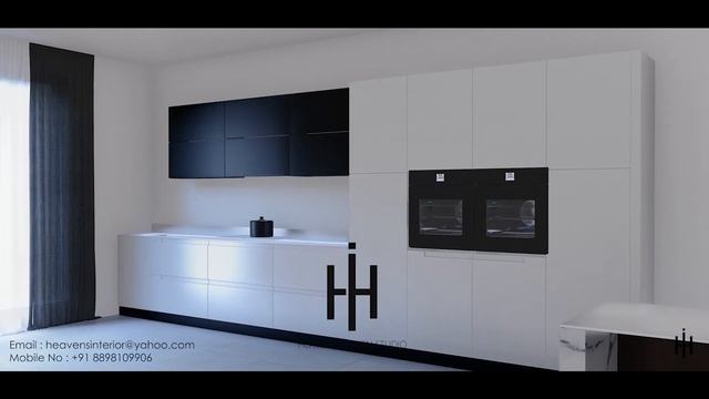 3D kitchen Design Walkthrough