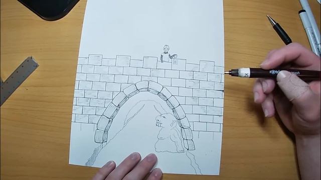 Troll Under The Bridge Drawing