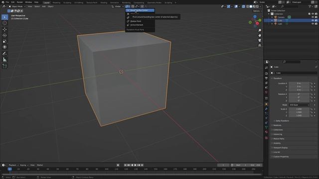 Blender 3 Docwalk #60: Editors » 3D Viewport » Controls » Pivot Point