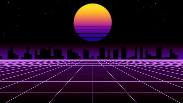 synthwave _ ocean