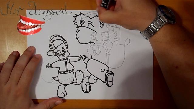 How to Draw Baby Tweety Bird and Baby Sylvester Step by Step Easy | 5K 60FPS | PART 6/7