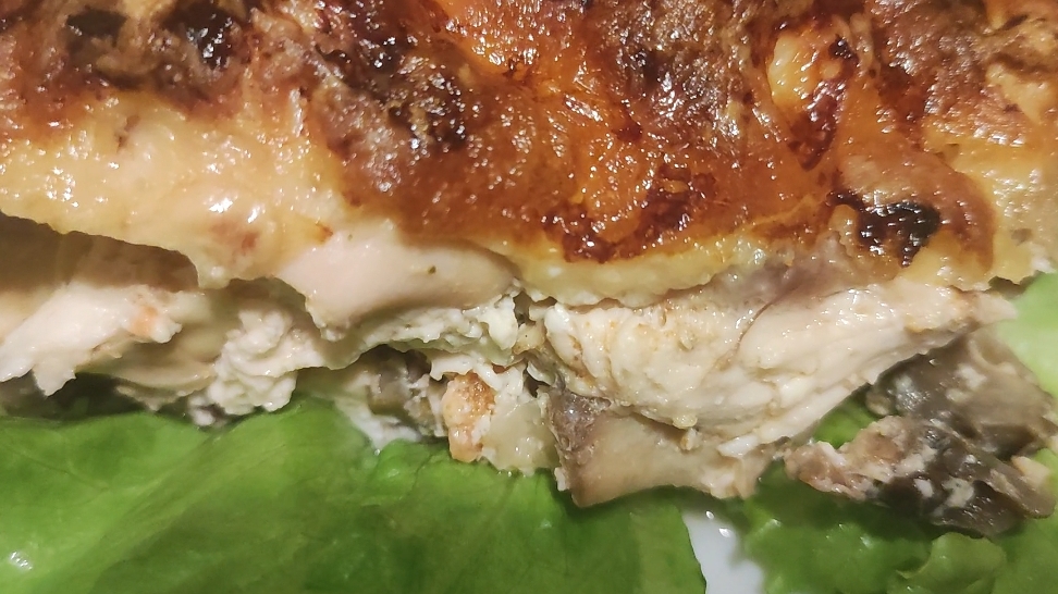 СуперКухня! Курица  с овощами  в духовке в одной посуде со сливочным соусом.. Засыпала и готово.