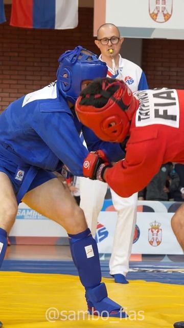 Semen TAYPINOV (FIAS1) at the World #Sambo Cup in Serbia