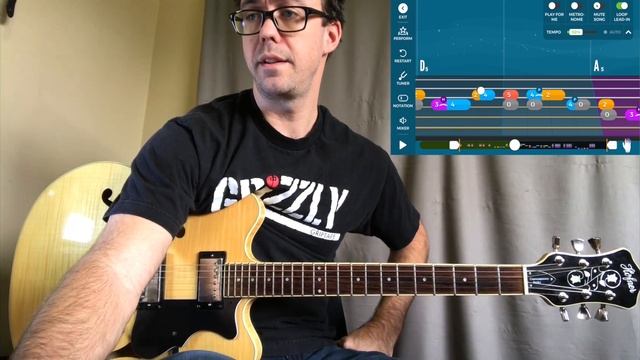 Shuffle Blues Guitar Riff - "Paholaisen Boogie" - Level 8 Yousician