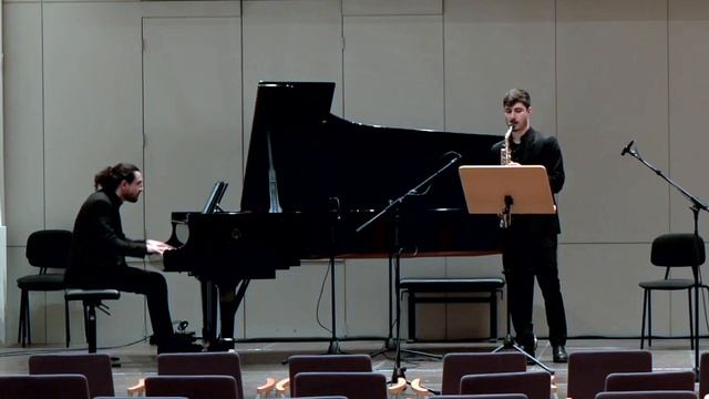 Edison Denisov - Sonata for Alto Saxophone and Piano (Excerpt)