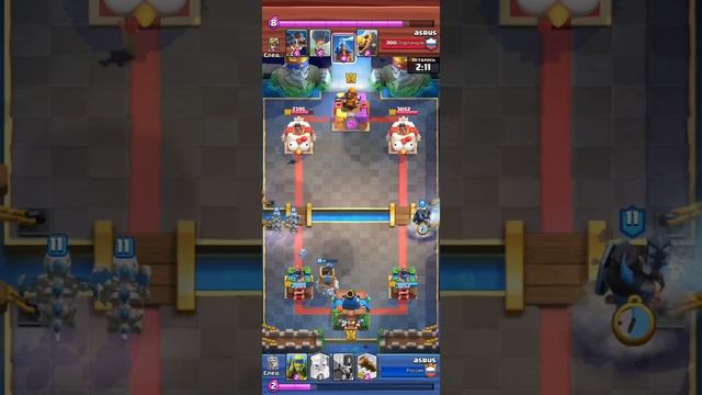 Потная катка в Clash Royale