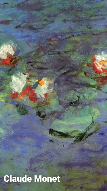 Famous Claude Monet water lilies paintings