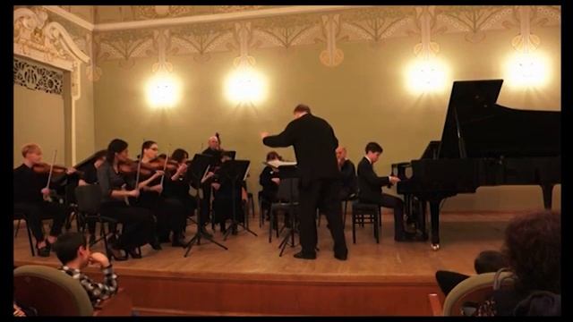 J.S.Bach Piano Concerto #1 in d moll.-Ilia Dolidze 4 class