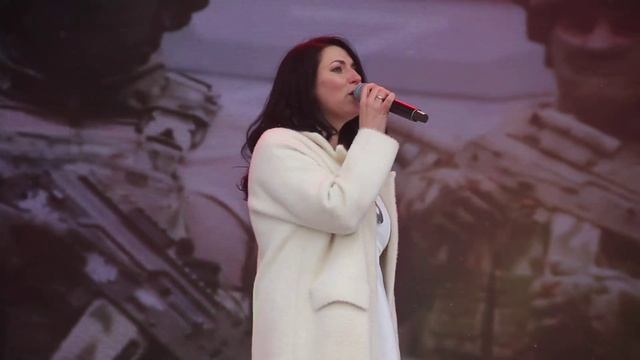 "Солдат" Зоя Воловикова Концерт 22.02.23 Площадь Куйбышева Самара  Автор Ислам Рахимжанов