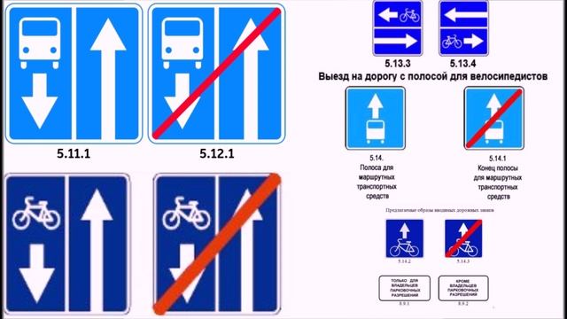 Знаки особых предписаний. Выезд на полосу с встречным движением