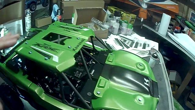 Traxxas UDR conversion early mock up. Converting to Kawasaki KRX 1000 UTV Project 100% one of a kin