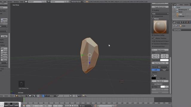 Blender Quick tip №5. Bisect: creating stone pt.1