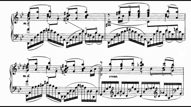 Rachmaninoff - Prelude op. 23 no. 5 (Audio+Sheet) [Cziffra]