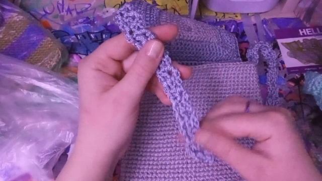❤️🥱АСМР показываю свои изделия крючком🥱🫠