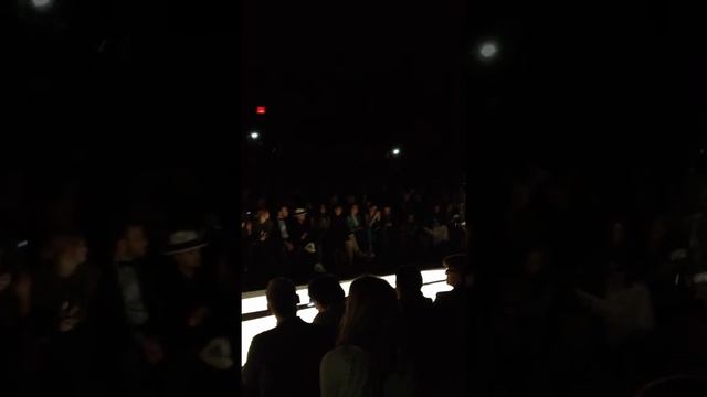 Theophilus London at Rebecca Minkoff runway