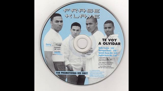 Frase Klave - Te Voy A Olvidar (Merengue Remix) (1999)