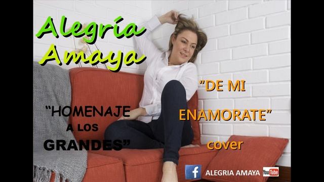 De Mi Enamorate  Salsa cover 2015  Alegria Amaya