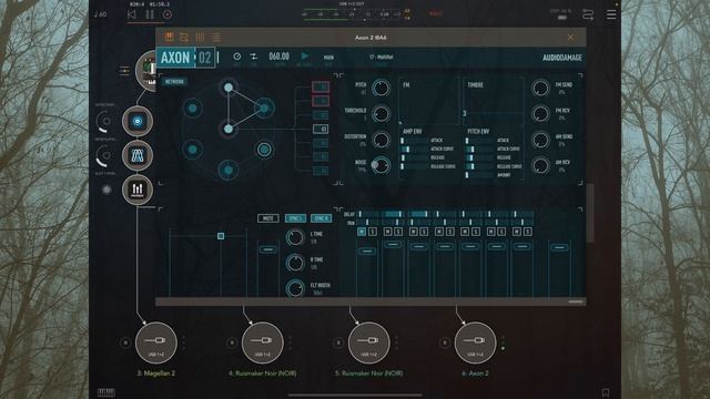 Jamuary 3: Track from Scratch (Fugue Machine, Ravenscroft 275, Magellan 2, Ruismaker Noir, Axon 2)