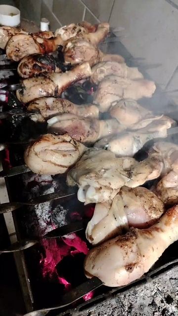 Шашлык курица маслиница