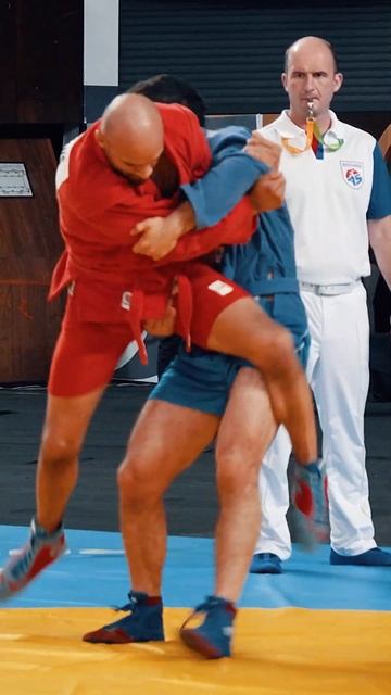 Joran SCHILDERMANS (BEL) vs Sarbon ERNAZAROV (UZB) at the World Sambo Championships Armenia #shorts