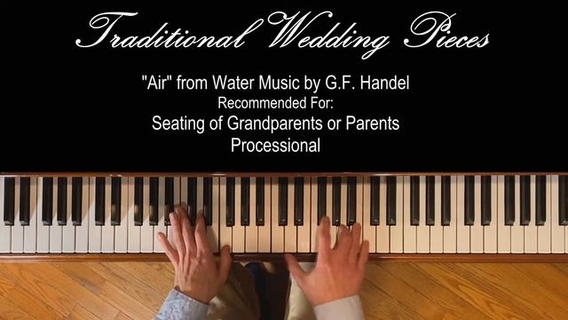 Air from Water Music (Piano Solo) by G.F. Handel