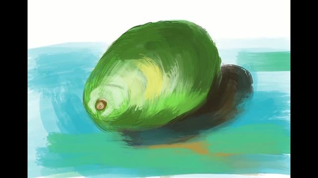 Painting with the PROCREATE - Using the Jagged Brush