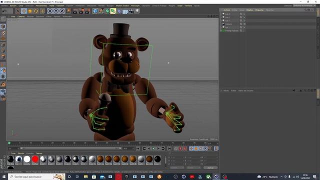 (C4D/FNaF) Freddy Fazbear Speed Art