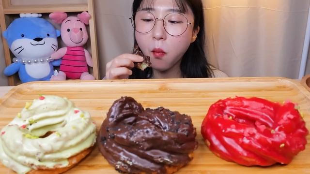 츄러스 도넛 츄로넛🍩 미뉴트빠삐용 츄러스 디저트 먹방 Dessert Mukbang
