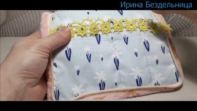 119. Оформление прикладной вышивки крестом.  Органайзер.  Часть 3.