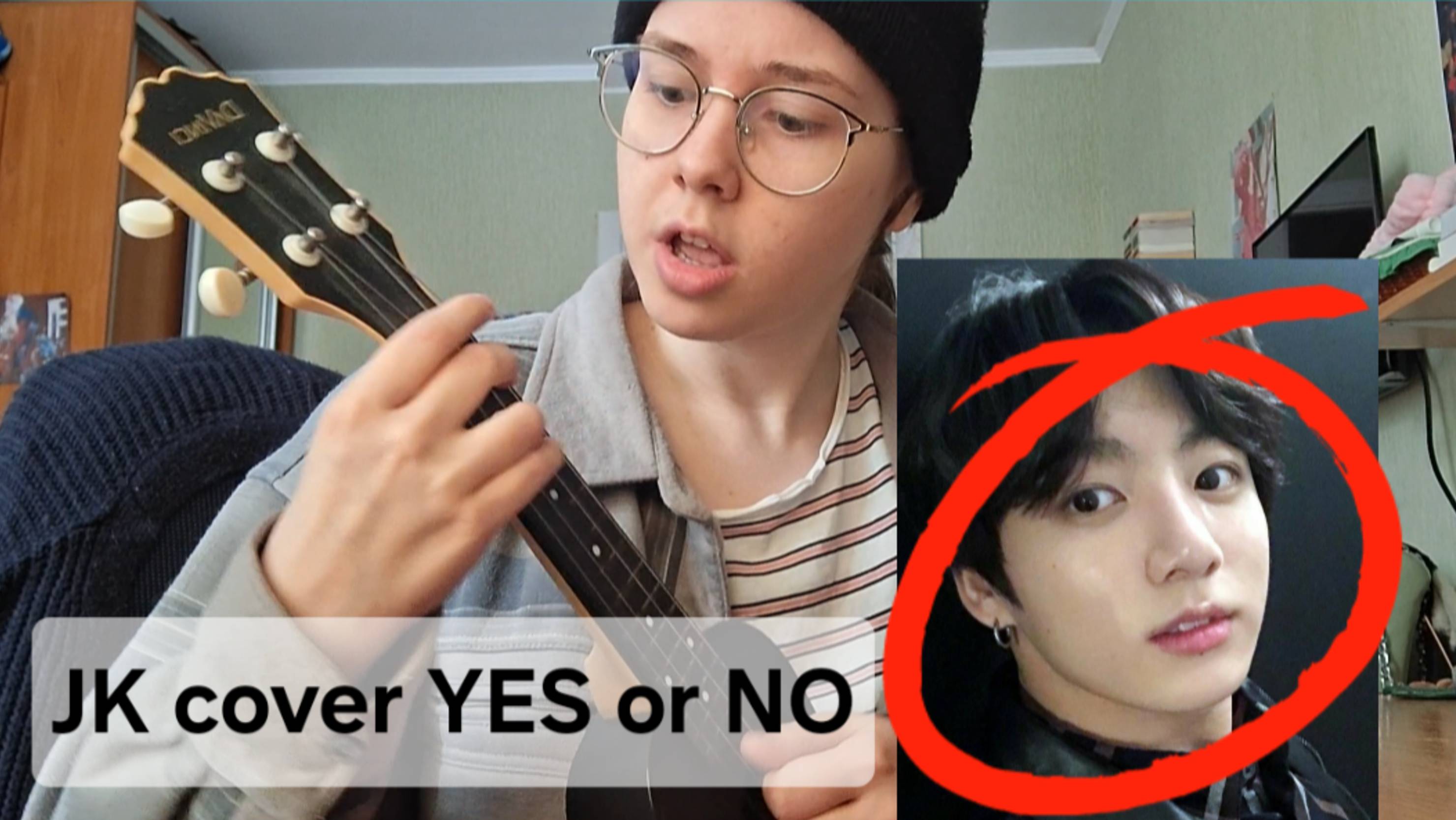 Jungkook - YES or NO (cover) first time xd