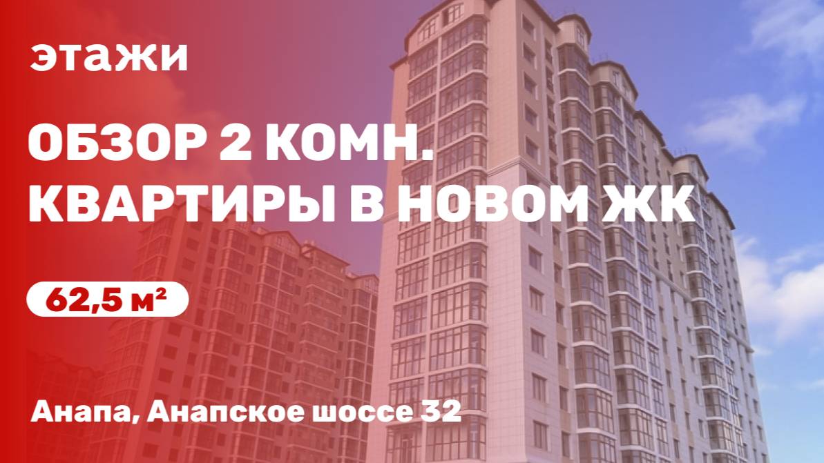 Светлая 2 комн. квартира в новом ЖК