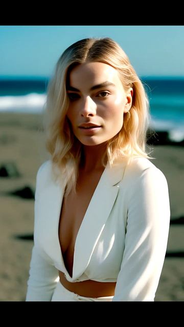 Марго Роби на себя похожа? #нейросеть #margotrobbie #artist #ai #художник #рисую #hollywood