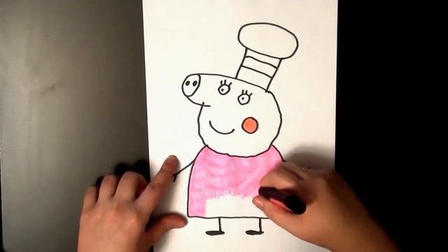 Мультфильм игрушками Свинка Пеппа Peppa. Икота Дышите! Не дышите! + рисовалки