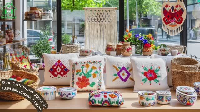 Винтажный декор в деревенском стиле фото идеи для вдохновения (1)