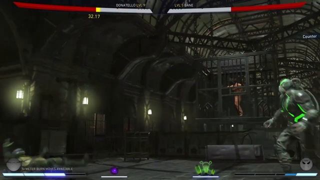 Injustice 2 Donatello vs Bane