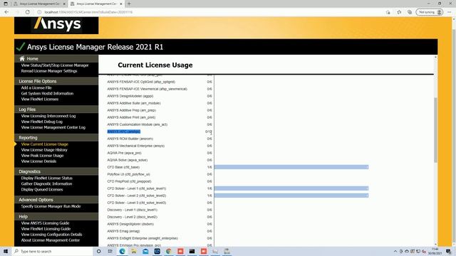 Server Update Ansys 2021 R1 (Wednesday_30 June 2021)