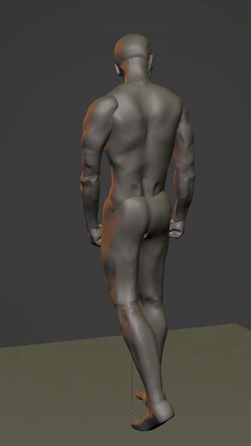 blender man pose sculpt