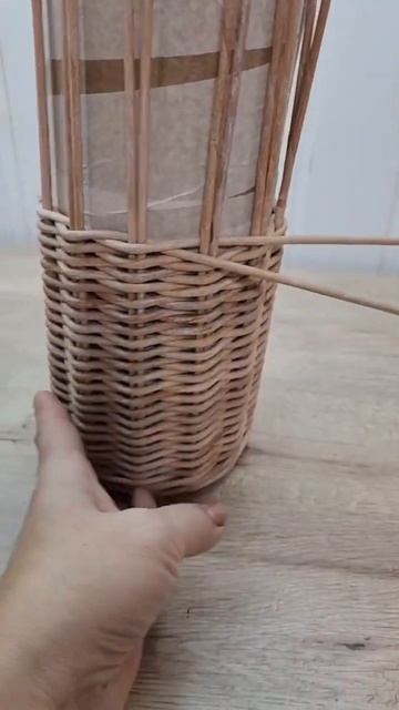 В процессе плетения