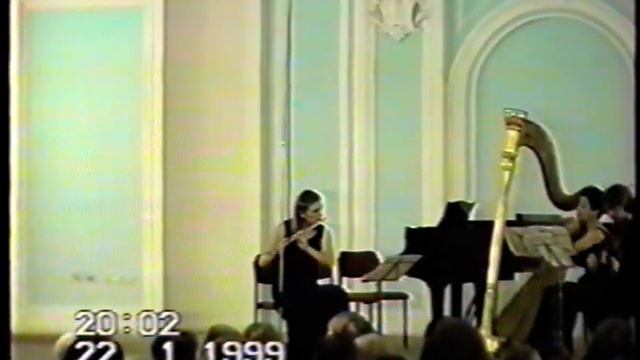 Debussy Trio for flute viola and harp Olga Ivusheykova Alexander Galkovsky, Natalia Shameeva, 1999