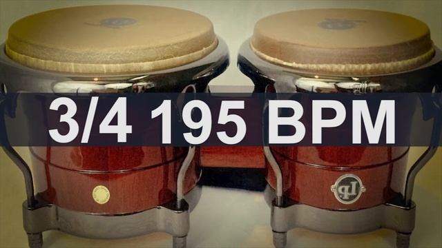 🔴 195 BPM 3/4 Bongós Metronome