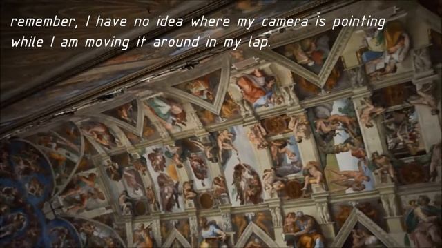 Sitting in the Sistine Chapel