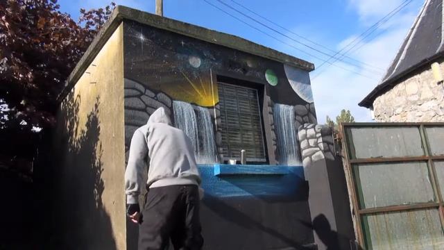 Graffiti Art - Waterfalls in Durrow(Cesar 2016)