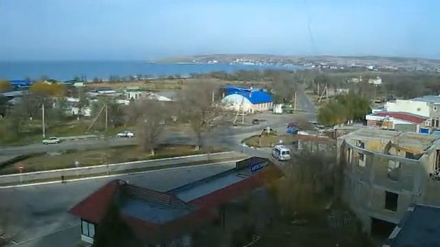 Перекрёсток в Щёлкино, 10.12.2012 - time-lapse с камеры 2