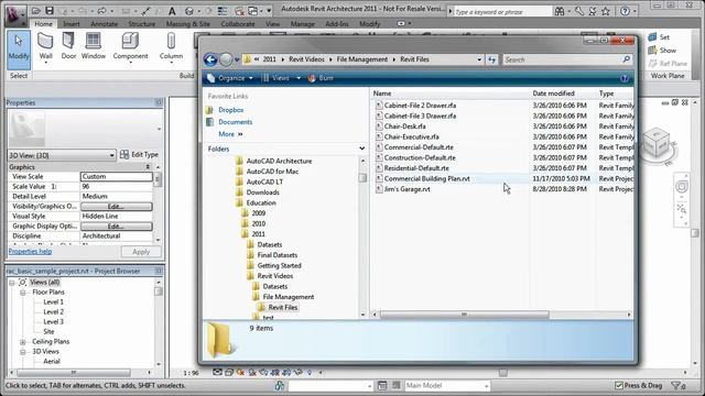 Auto Desk Revit Architecture Management
